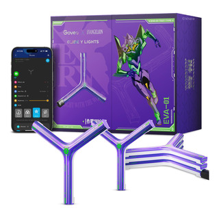 Lámpara De Pared Para Videojuegos Govee X Evangelion Glide Y Lámpara De Pared Para Videojuegos Govee X Evangelion Glide Y