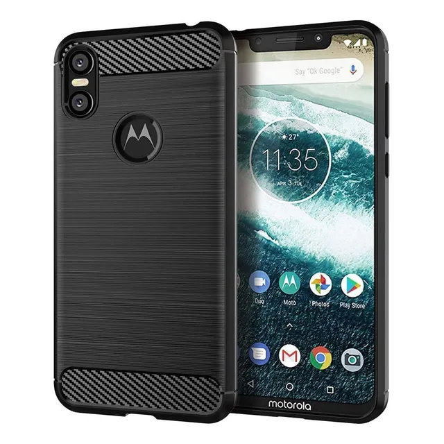 Carcasa Para Motorola Todos Modelos Acabado Fibra Carbono