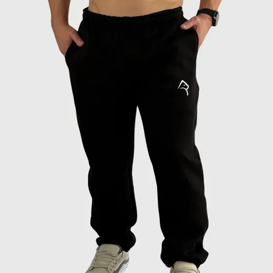 Pantalon Jogger Relax Cotton Algodon Gris Hombre Konko