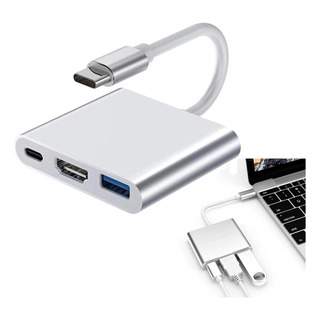 Adaptador Tipo C A Hdmi 4k Hub Convertidor Hub Usb3.0 3 En 1 Adaptador Tipo C A Hdmi 4k Hub Convertidor Hub Usb3.0 3 En 1