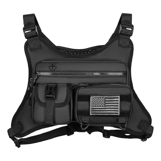Bolso Pechera Táctica Impermeable Motorizado Senderismo
