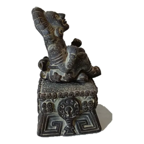 Xochipilli Dios De Flores Miniatura De Barro Prehispánica
