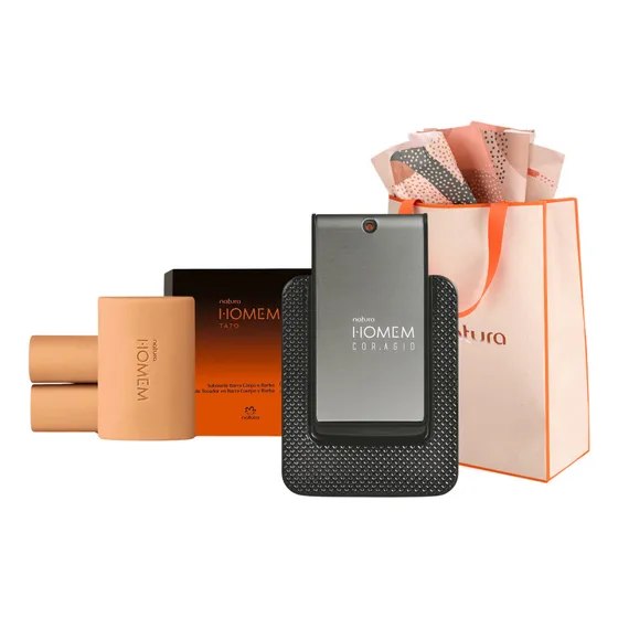 Perfume Homem Coragio + Jabones En Barra X3und
