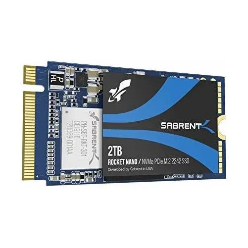 Sabrent 512gb Rocket Nvme Pcie M.2 2242 Dram-less Low 1kkrn