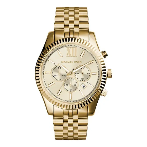 Reloj Michael Kors Mk8281 Hombre Dorado Acero