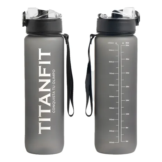 Botella Deportiva Agua 1 Litro Amphora Resistente Bpa Free