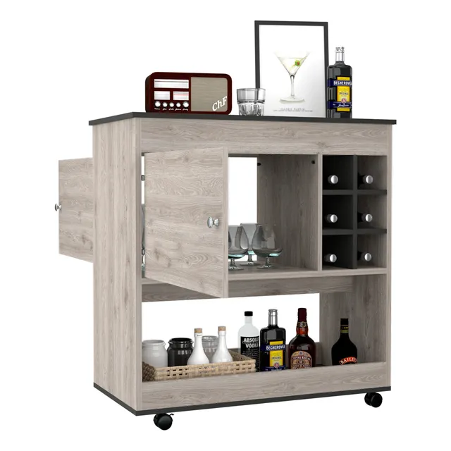Bar 3 Bicolor Colección 95x90 Rta Ceniza Wengue