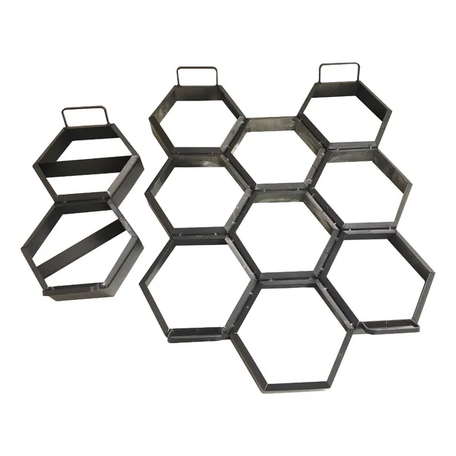 Kit Forma Bloco Sextavado Pra Calçada - Sítios 17cmx17cmx6cm