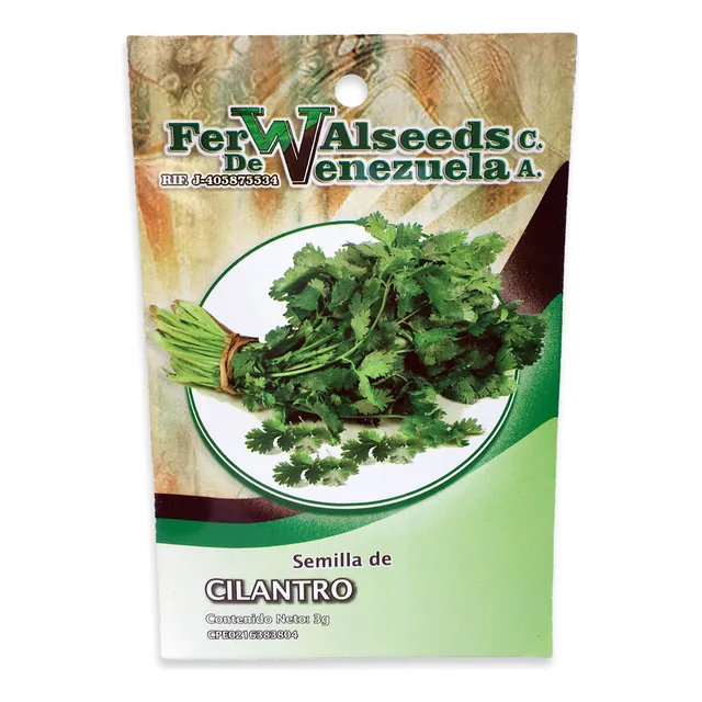 Semillas Cilantro 3g. Pack 3 Unidades.
