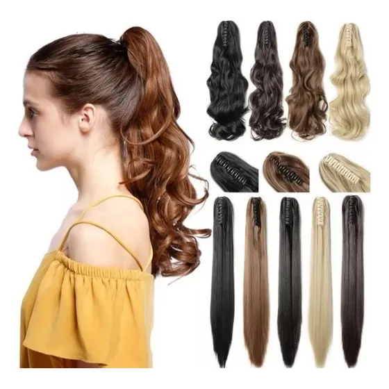 Aplique Cola De Cabello Ondulada O Lacia, Azur
