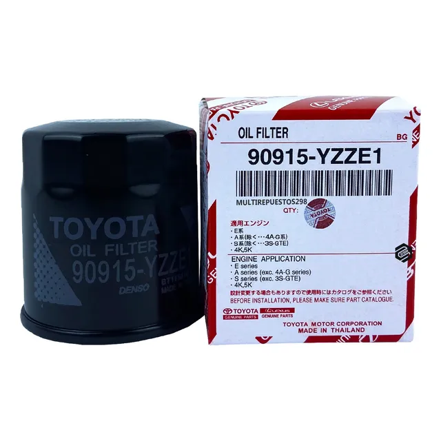 Filtro Aceite Yaris Belta 2006 2007 2008 2009 2010 Sedan