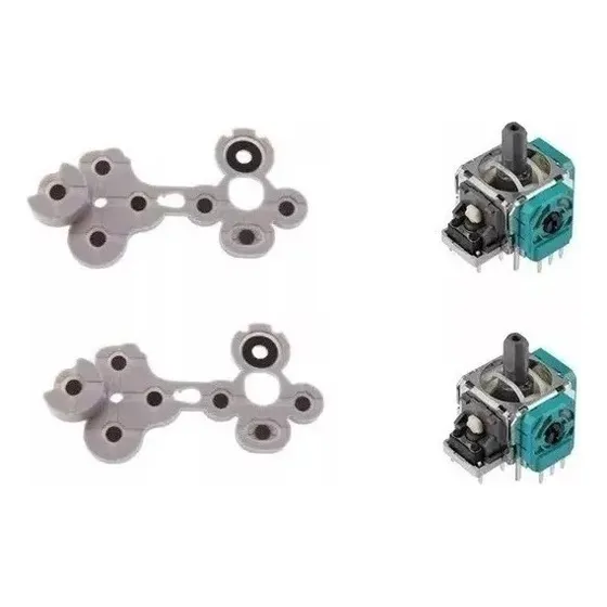 2 Borrachas + Analógicos Para Controle Xbox One Series X S