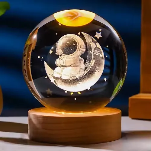 Lámparas De Cristal Decorativas, Esferas 3d Para Escritorio
