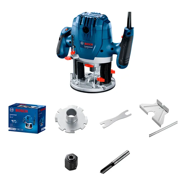 Bosch Gof 130 Tupia Coluna 1300w Cor Azul 127v