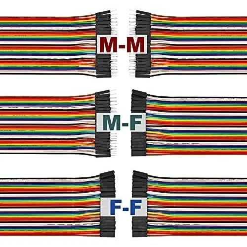 Cable De Linea Chanzon 120 Unidades 10cm Kit Macho-hembra