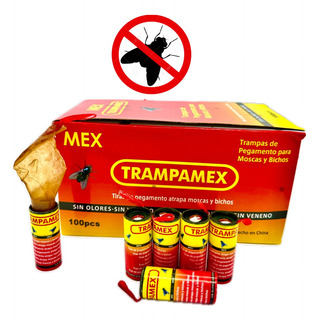 200 Trampas De Pegamento Atrapa Moscas Pegamoscas Trampamex 200 Trampas De Pegamento Atrapa Moscas Pegamoscas Trampamex