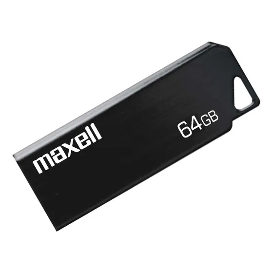 Maxell Memoria Usb Metal 64gb Color Gris MEMORIA METAL
