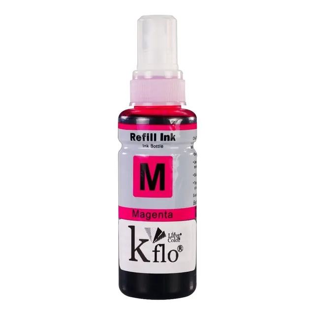 Tinta Para Impresora Kflo T673 Magenta Color Magenta De 100 Ml