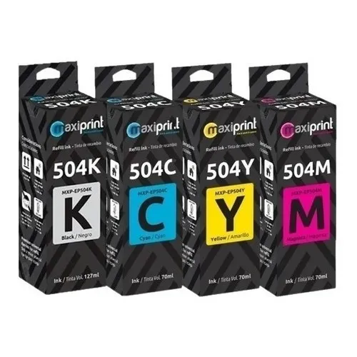 Tinta Maxiprint Compatible Epson 504  (4 Colores)
