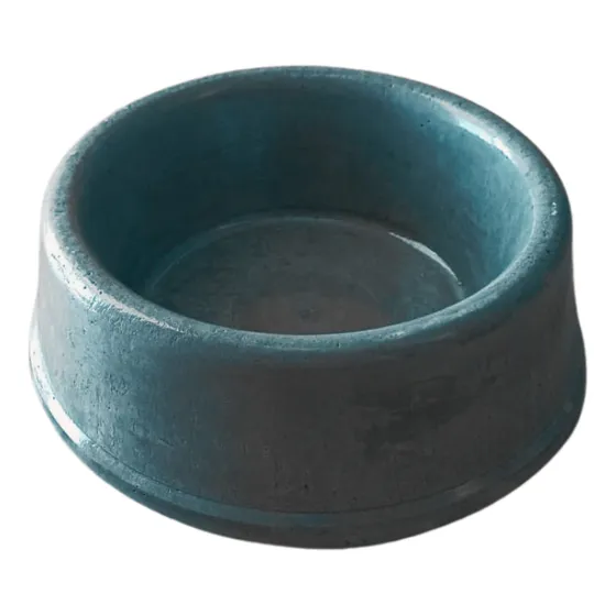 Pote Bebedouro1000ml Comedouro500gm Cimento Pedra Para Pets