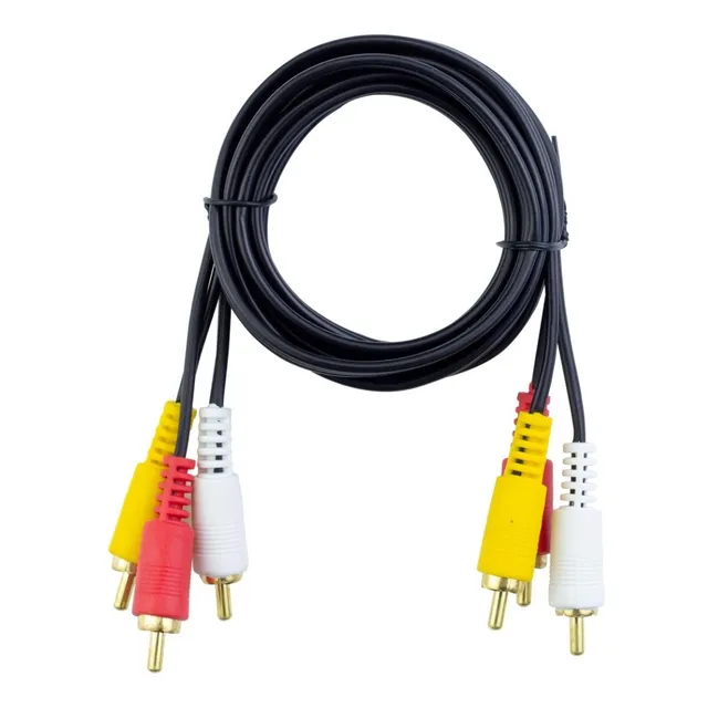 Cable Rca A Rca Y 120cm Tv Dvd Mayoreo 11-1056