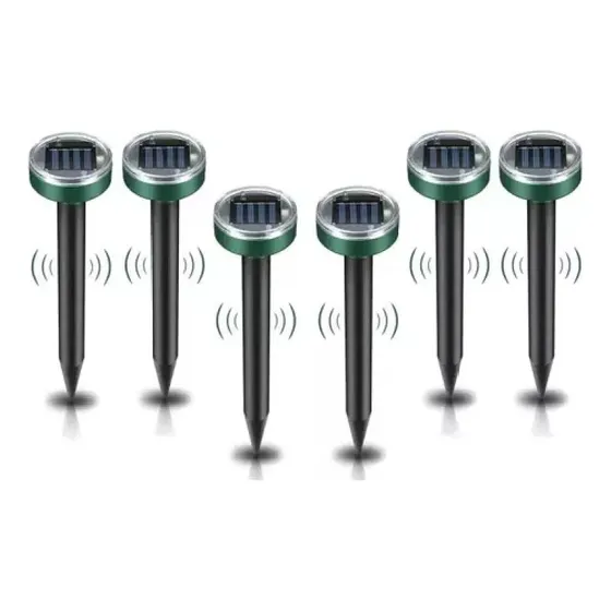 Kit Ahuyentador Solar Ultrasónico De Serpientes Scorpion De