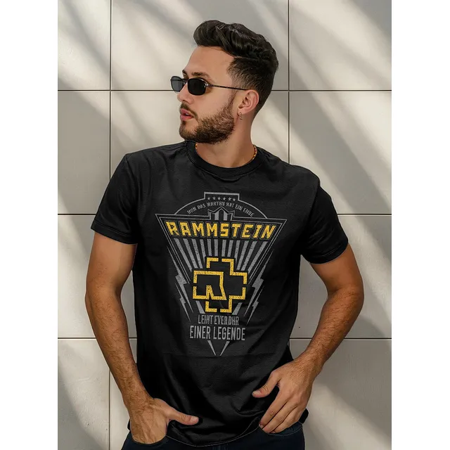 Remera Rammstein 1 Banda Rock Industrial