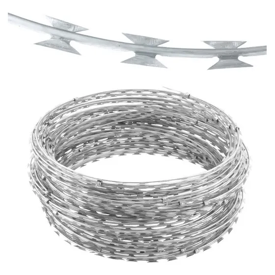 Alambre Concertina Doble Galvanizado 130 10mts