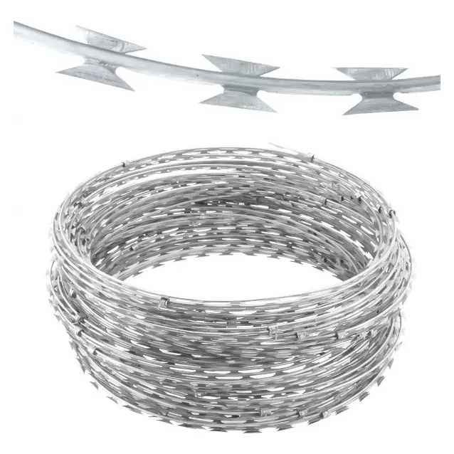 Alambre Concertina Doble Galvanizado 130 10mts