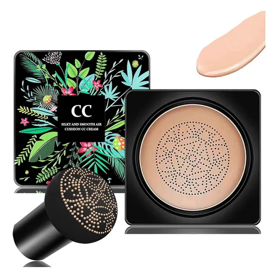 Base de maquillaje en crema Awccxmym CC Cream B0953DY8GH Crema CC Hidratante Mushroom Head tono nude