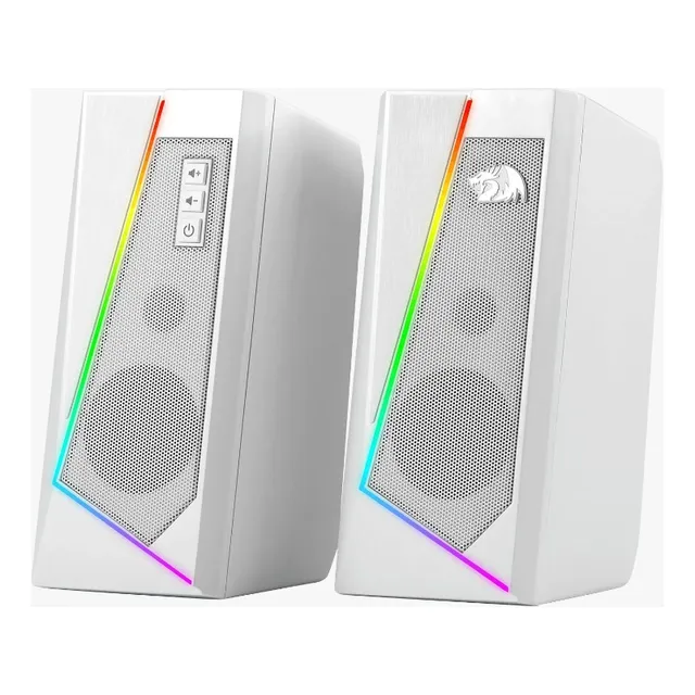 Altavoz Redragon Gs520 Anvil de 6 W, color blanco, 5 V