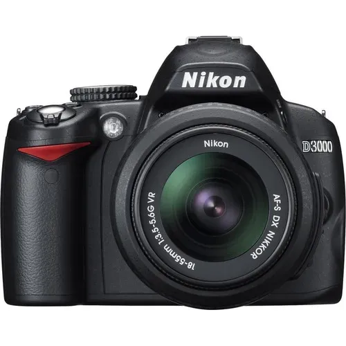 Camera Nikon D3300 Dx-format Dslr W/ 18-55mm & 55-200mm Lens