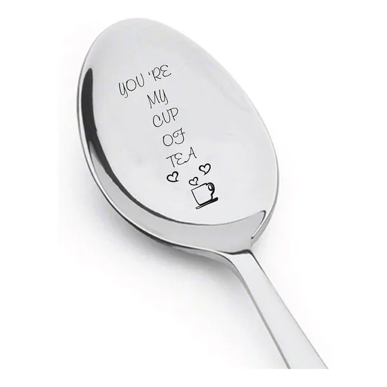 Cuchara Grabada Para Te Caliente Regalo Inauguracion Casa