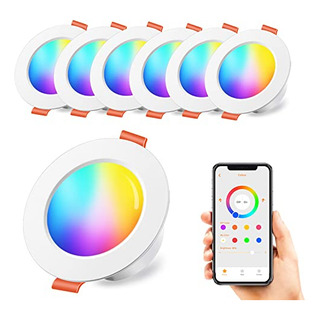 Focos Led Empotrados, 12 W, Bluetooth, Control Por Aplicació Focos Led Empotrados, 12 W, Bluetooth, Control Por Aplicació