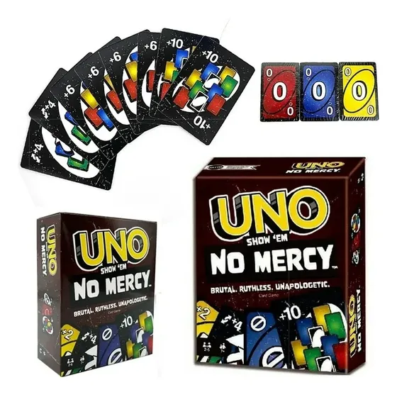 Juego De Cartas Uno Edicion Show Em No Mercy Mattel Games