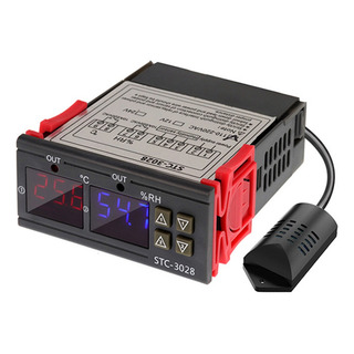 Termostato Digital Dual Con Control De Temperatura Y Humedad Termostato Digital Dual Con Control De Temperatura Y Humedad