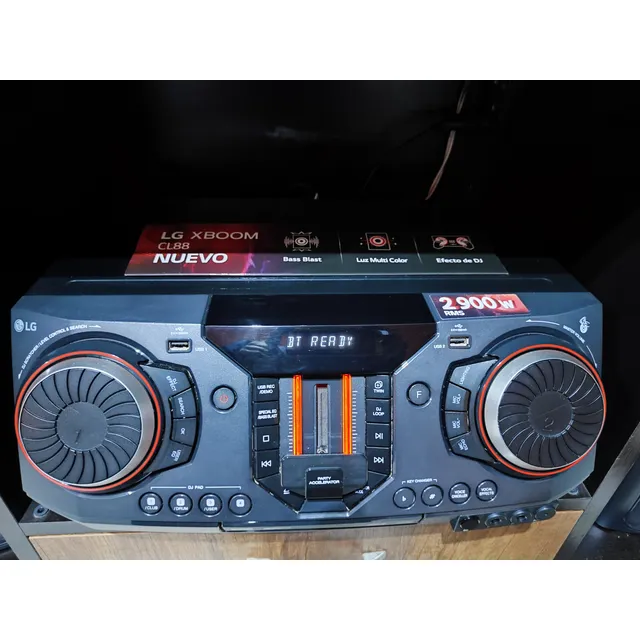 Cabezal Equipo Sonido Lg Xboom Cl88 2900 Watt Rms Bluetooth Negro 2.9 Kw