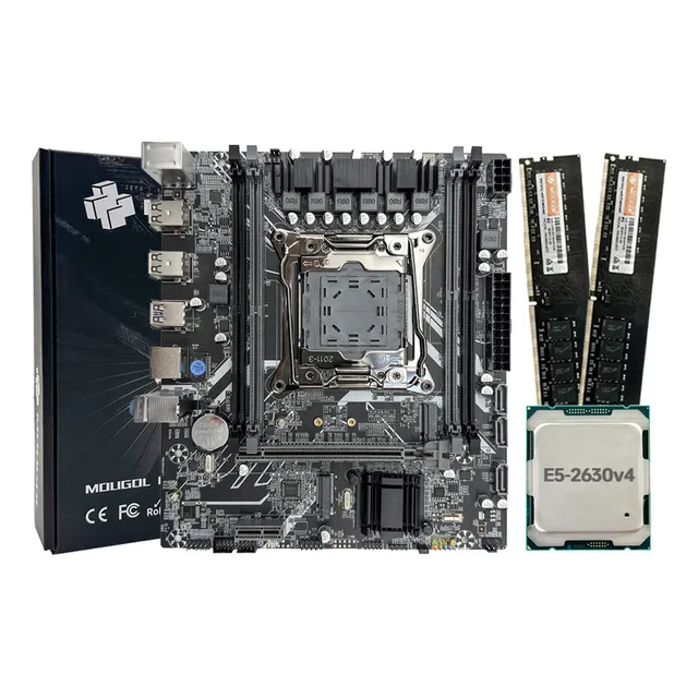 Placa Madre Mougol X99 Intel Xeon E5 2630v4 Cpu De 16 Gb Ram