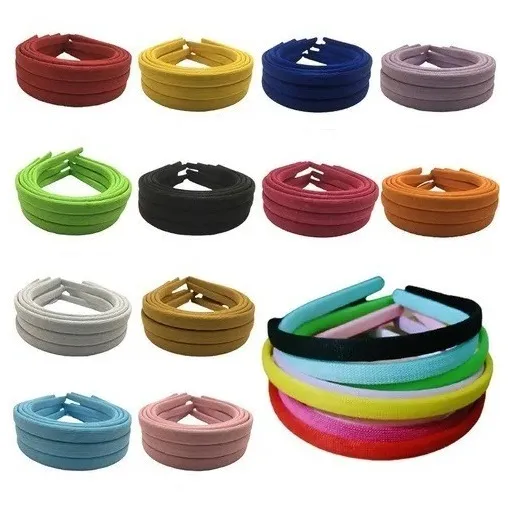 16 Tiaras 1 Cm Forradas Colores A Elección