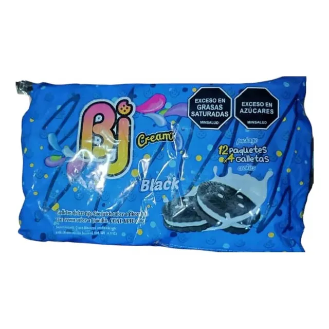 Galletas Tipo Oreo Bj Cream De 408gr
