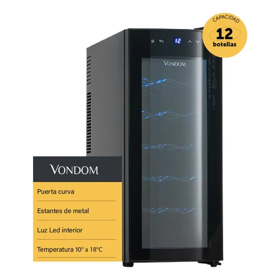 Cava De Vinos Vondom 12 Botellas Puerta Curva