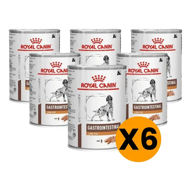 Alimento Royal Gastrointestinal Low Fat Lata 420gr Pack X6