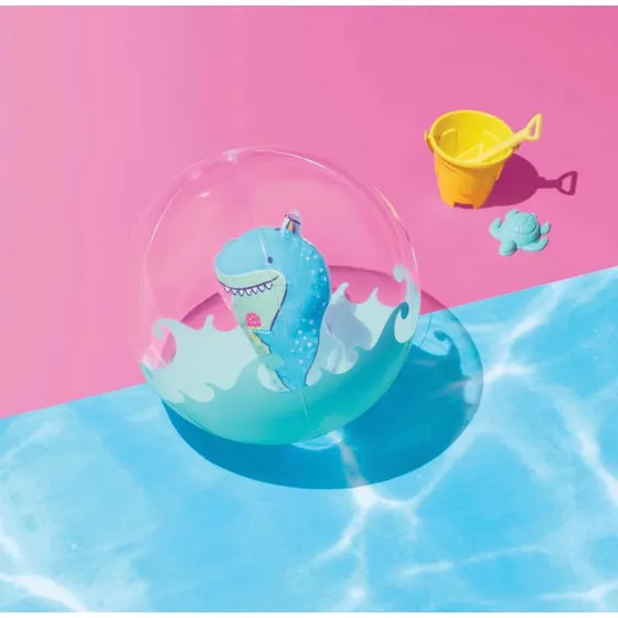 Pelota De Playa 3d Tiburón Piscina Inflable Sun Squad