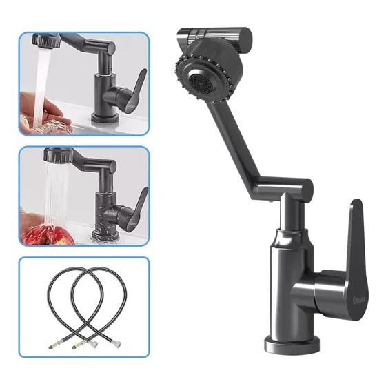 Grifo Cocina Acero Inoxidable, Mezcladora Fregadero 1080