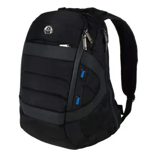 Mochila Gigabyte Swiss Digital Tsg4h190 Color Negro Diseño de la tela Rayado