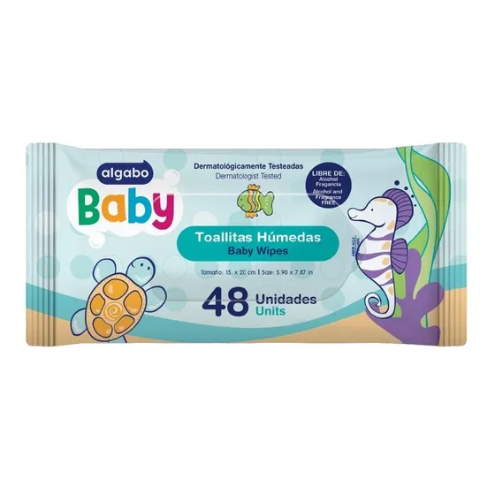Caja X24 Baby Toallitas Húmedas 48u Algabo
