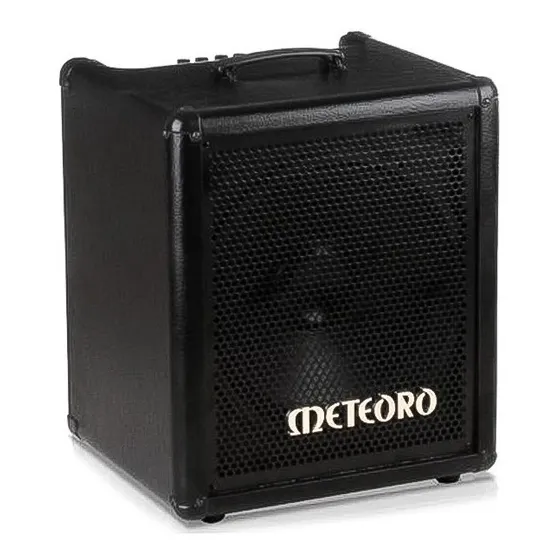 Amplificador Rx 100 Para Teclado 100 W Rms Meteoro Fal 12 Cor Preto 110V/220V