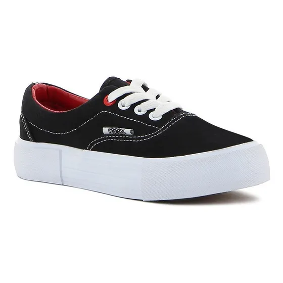 Pony Soho Canvas Platform Kids Black