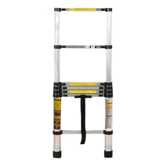 Escalera Extensible Telescópica 2 Mts Altura Ajustable