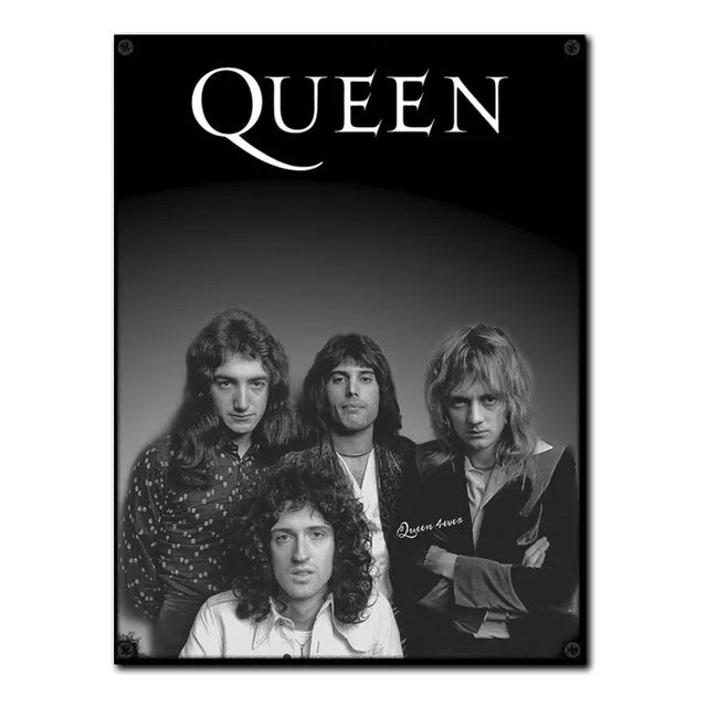 #1156 - Cuadro Decorativo Vintage Queen Rock Freddie Poster